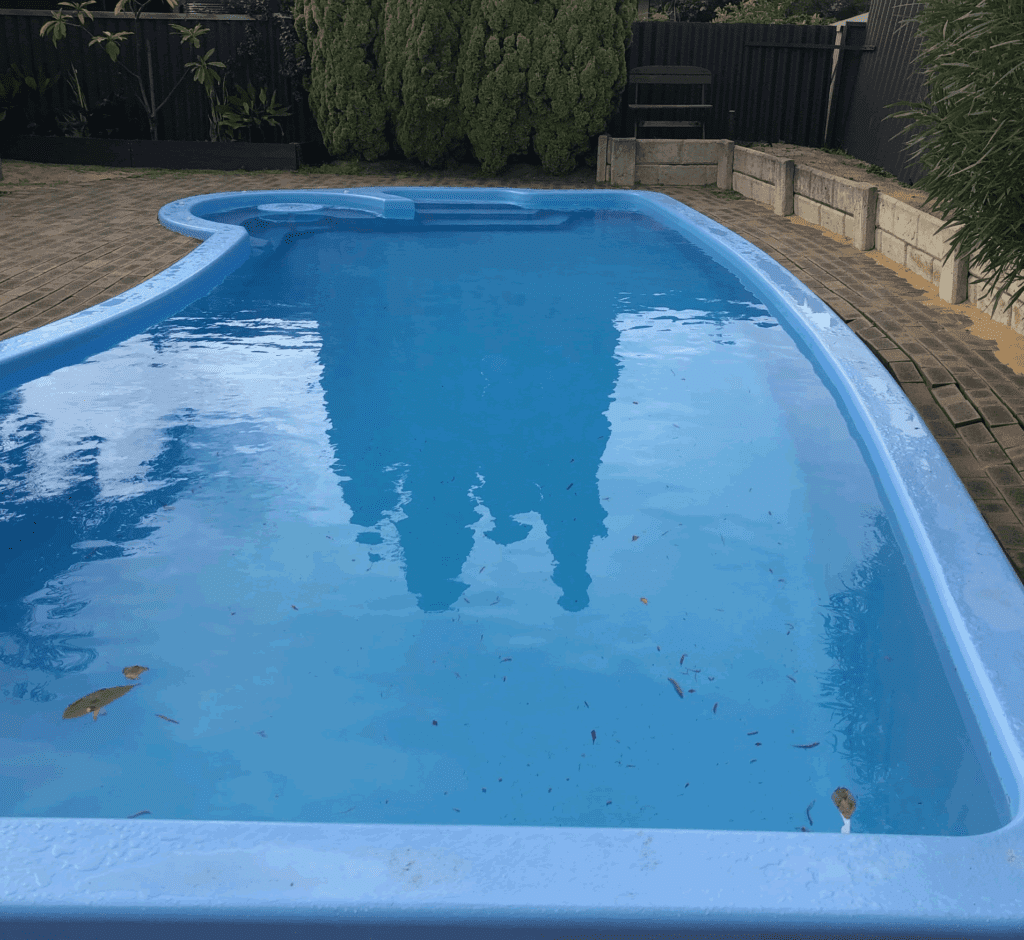 after fibreglass pool renovation 1