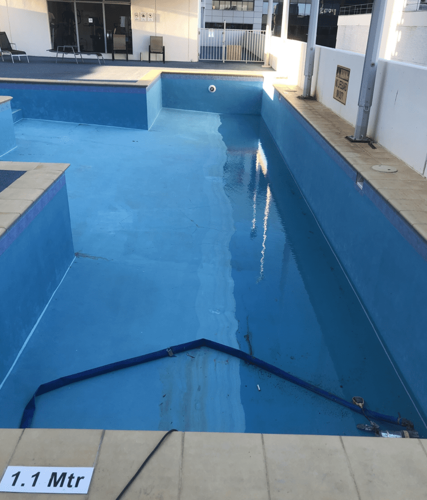 commercial swimming pool renovation 2 before